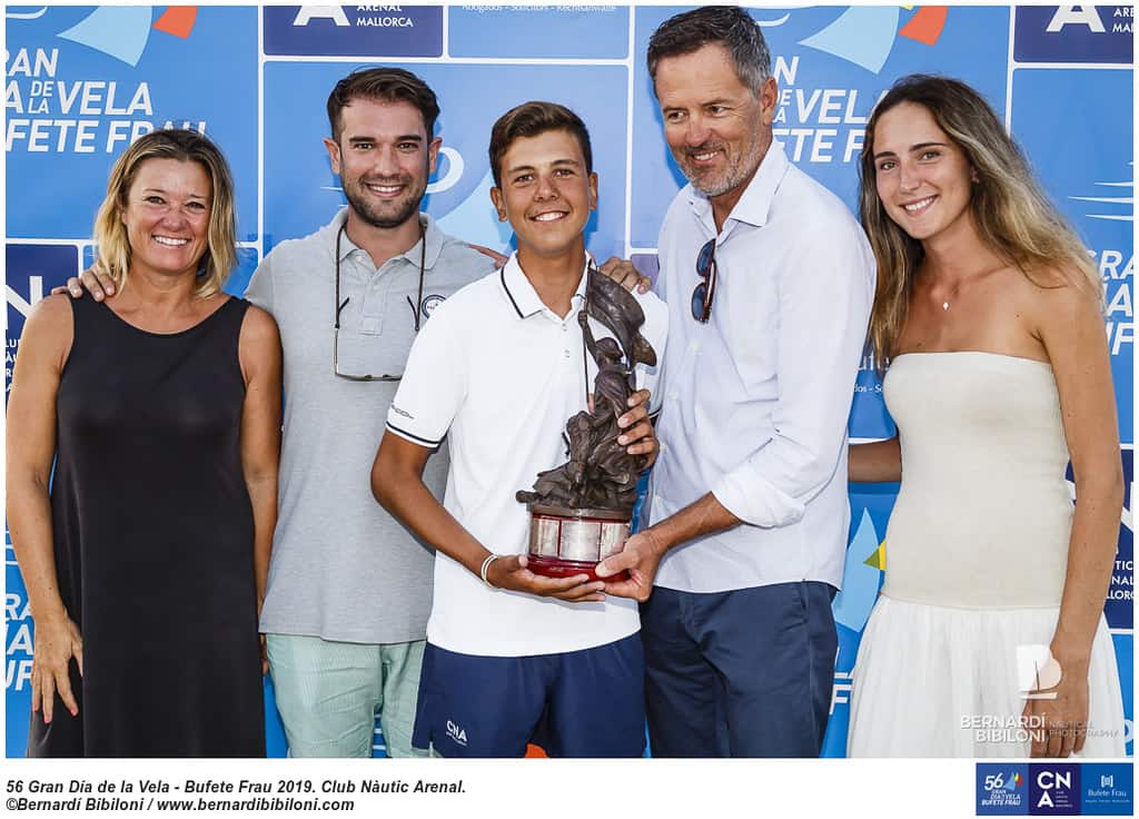 daniel cardona del rcn arenal vencedor absoluto de la 56 edicion gran dia de la vela bufete frau 6