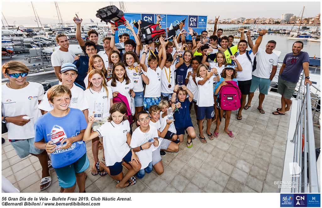 daniel cardona del rcn arenal vencedor absoluto de la 56 edicion gran dia de la vela bufete frau