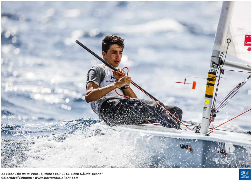 jordi llado del rcn palma ganador absoluto de la 55 edicion gran dia de la vela bufete frau